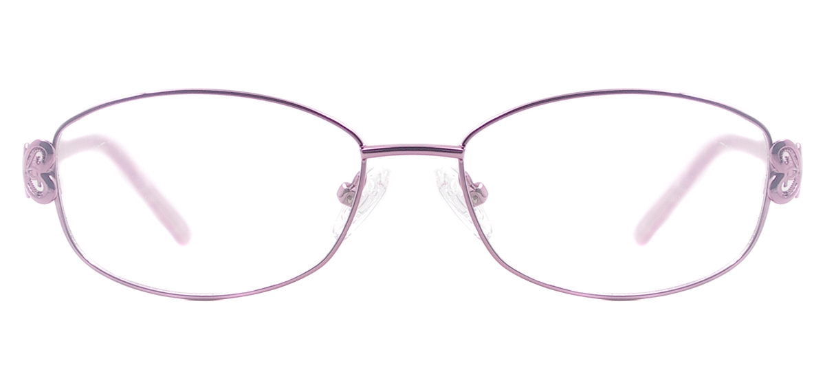 Women Small Metal  Eyewear -Pink