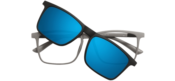 Women, Bifocal Glasses, Full Rim Glasses, Black, Blue