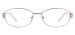 Women Small Metal  Eyewear -Pink