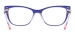 Women Cat Eye Glasses - Black Purple