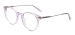 Women Large Oval Acetate Glasses - Purple