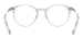 Women Large Oval Acetate Glasses - Purple