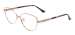 Metal Cat Eye Glasses Frame - Gold