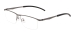 Men Metal Half Rim Optical Frames - Gray