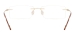 Colorful Metal Spectacles Frame - Gold