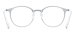 Round Clear Glasses Frame - Gray