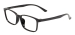 Middle Classical Men and Women Rectangular Eyeglasses - Black