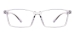 Classical Rectangular Large Glasses Frames - Blue